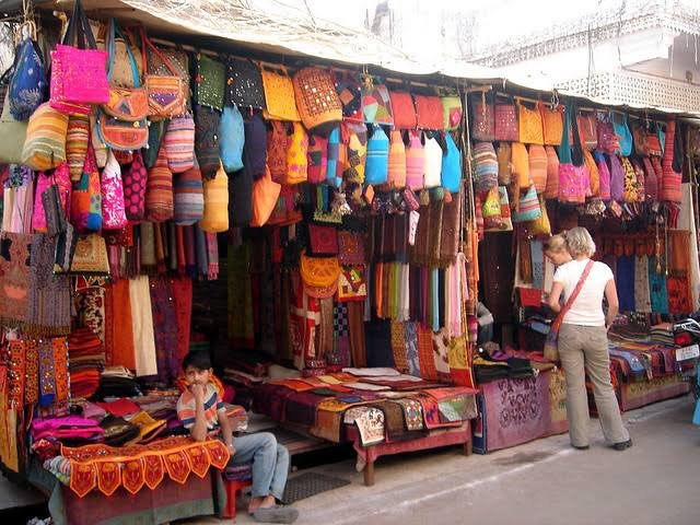 Kinari Bazaar, old city lanes near the Taj Mahal in Agra